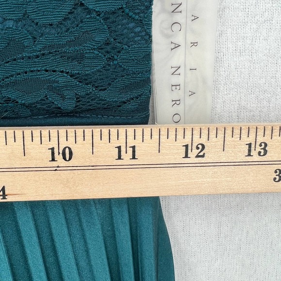 MARIA BIANCA NERO Vintage Dress Womens XS Teal Blue Strapless Lace Tube NWT Y2K - Picture 14 of 15